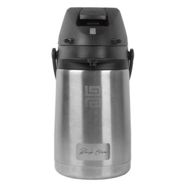 Imagem de Garrafa Térmica para Chimarrão em Aço Inox, Black Erva, 1,3 Litros, Prata