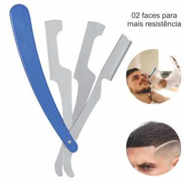 Imagem de Navalha De Barbeiro Inox Acabamento Barba Profissional - Santa Clara, 