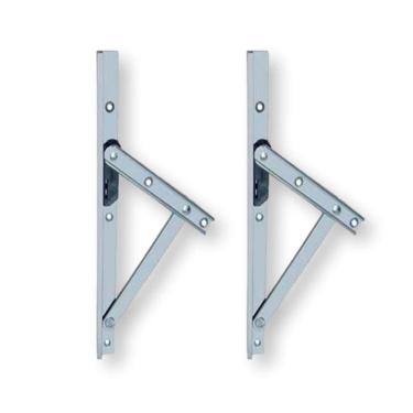 Imagem de Braço Suporte Janela Maxim Ar Alumínio 60cm Natural