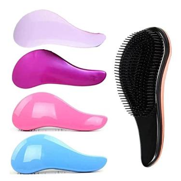 Imagem de Escova de cabelo anti-quebra pente anti frizz escova magica, tb, Cores Variadas
