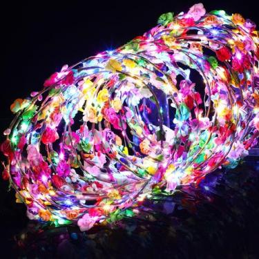 Imagem de Bandanas Flower Crown Syhood LED 180 unidades para mulheres