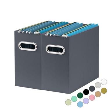 Imagem de Organizador de arquivos Oterri 31x13x25 cm, tamanho carta, pacote com 