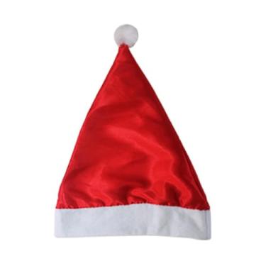 Imagem de Conjunto de ChapéUs de Natal com Acabamento em Pele, Conjunto de ChapéUs de Seda Do Pai Natal (10 ChapéUs), Essencial para Criar Um Ambiente Festivo.(15)