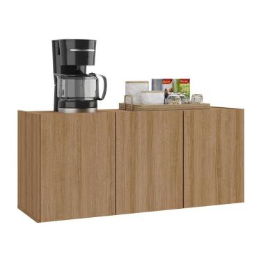 Imagem de Balcão De Cozinha Suspenso 3 Portas Multimóveis Mp2166 Rustic Rustic