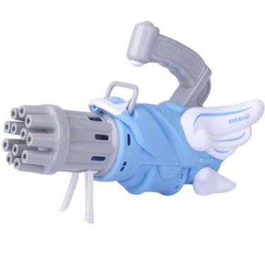 Imagem de Máquina Pistola Lança Bolhas de Sabão Angelical Automática 12 Furos C/