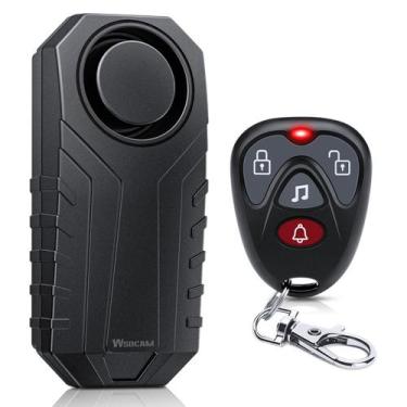 Imagem de Alarme de carro WSDCAM 113dB, sensor de vibração à prova d'água, remot