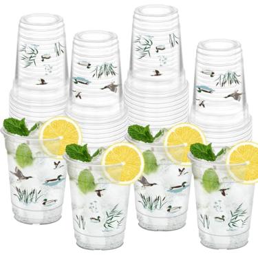 Imagem de HYMENEX 50 Pcs Mallard Duck Cups, 12oz Mallard Duck Party Cups for Baby Shower Birthday Party Supplies Table Decorations