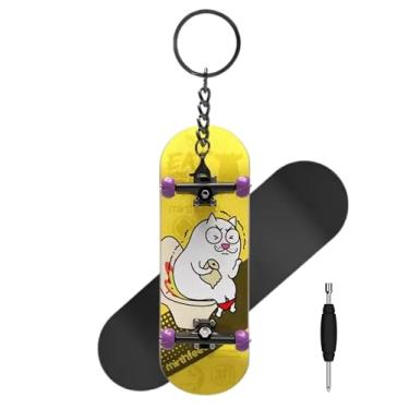 Imagem de MIRTHFEED 32mm Pro Fingerboard Complete Set | Bearing Wheels | 5 Ply Maple Deck | Anti Skid Grip Tape | Complimentary Tool | Concave Shape