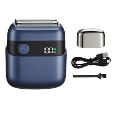 Imagem de Aparelho de Barbear Elétrico Lâmina Aspiração Magnética com Design Inovador Dupla para Eficiente Suave Instalação e Desmontagem Fáceis Limpeza Substituição Rápidas Potente Estabilidade Cabeças Flutuan