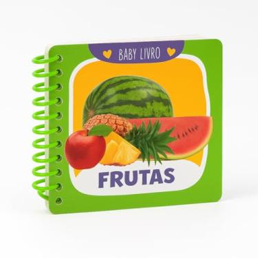Imagem de Livro Bebê Frutas Educativo Cartonado Resistente Imagens Reais Primeiras Descobertas Minha Primeira Palavra Vocabulário Infantil