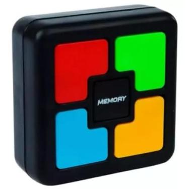 Imagem de Jogo da Memória Educativo Compacto com Som e Luz Eletrônico Estilo Genius