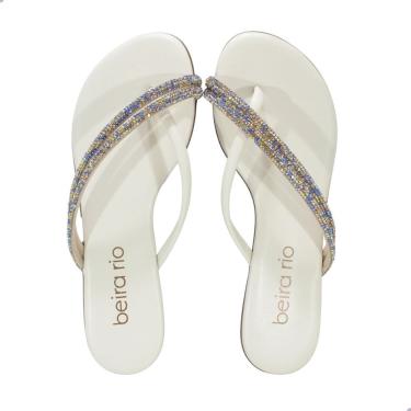 Imagem de Tamanco Rasteira Beira Rio Branco Off