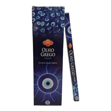 Imagem de Incenso Indiano Sac Olho Grego - Proteção Cx.25un.8v.