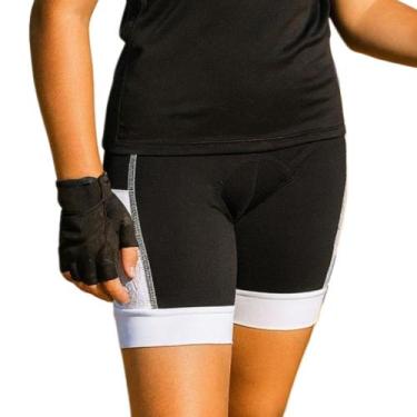 Imagem de Bermuda Ciclismo Bike Infantil Feminina Poliamida  DA  Forro em Espuma