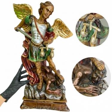 Imagem de Imagem De São Miguel Arcanjo Grande Resina Santos Católicos - Europio