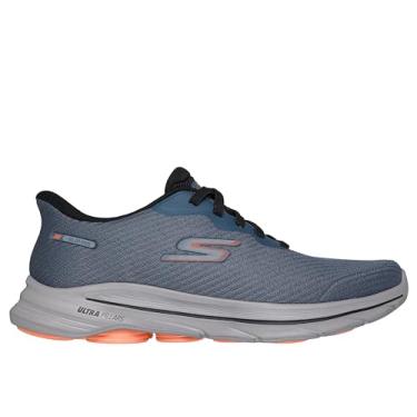 Imagem de Tênis Skechers Go Walk 8 Masculino (Cinza/Preto, BR, Adulto, Numérico, 43)