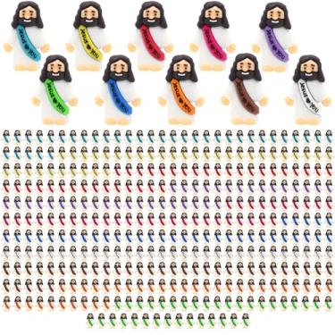Imagem de HSDJLXZ 350 Pack Little Jesus Figurines in Bulk, Pocket Jesus Loves You, Jesus Small Figures, Little Tiny Jesus Figures for Church Christmas Party Favors Baptism Gifts