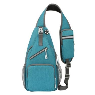 Imagem de Bolsa Transversal Sling Bag Pequena para Viagem Trekking Mochila Moda Compras Uso Casual