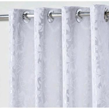 Imagem de CORTINA JACQUARD SALA E QUARTO(BRANCA)