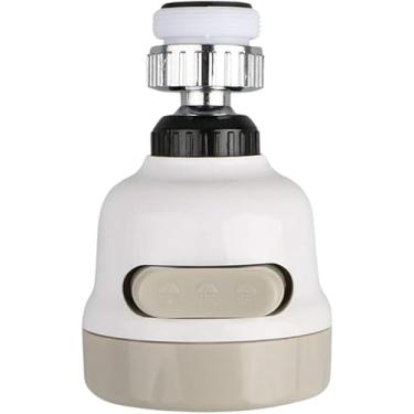 Imagem de Adaptador De Torneira 360° Giratório Universal - Bico Arejador Com 3 Tipos de Jato de Água Chuveirinho para Cozinha Pia Tanque e Lavanderia - Economia de Água