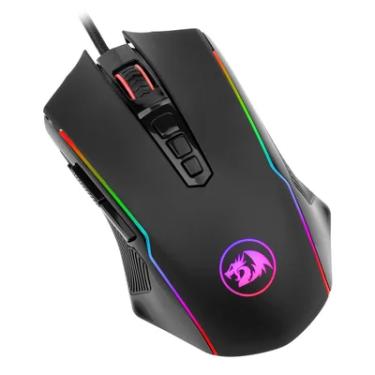 Imagem de Mouse Gamer Redragon Ranger RGB, 12400 DPI, 9 Botões Programáveis, USB - M910-RGB