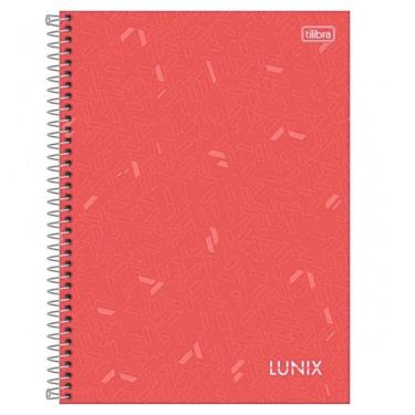 Imagem de Caderno Universitário Capa Dura A4 1 Matéria 80 Folhas Lunix Tilibra Vermelho