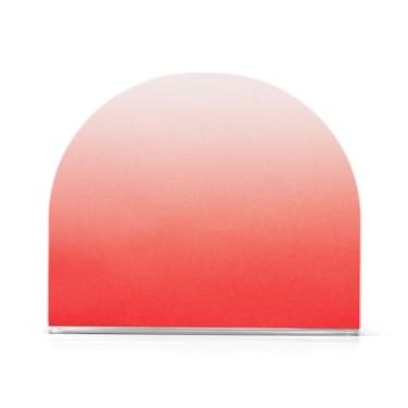 Imagem de Porta-guardanapos acrílico gradiente vermelho, suporte de toalha de mão de papel em forma de U, suporte de guardanapo vertical