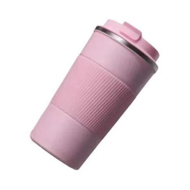 Imagem de Copo Térmico De Café Em Aço Inoxidável Duplo Isolado De 380ml 510ml Co