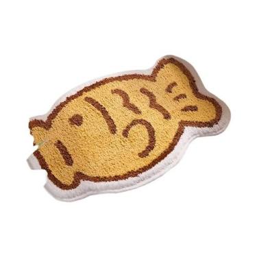 Imagem de Tapete De Banheiro Antiderrapante De Secagem Rápida Imitando Cashmere 