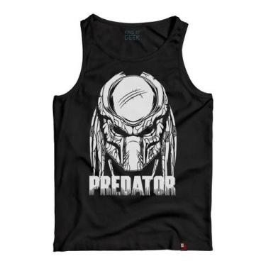 Imagem de Camiseta Regata Série Blusa Preta Predador Filme Camisa Geek - M&R Sto