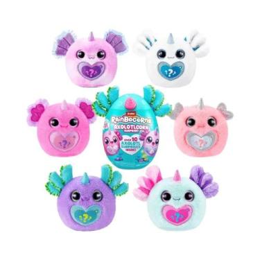 Imagem de Brinquedo Colecionável Surpresa Rainbocorns Axolotlcorn Para Meninas, 