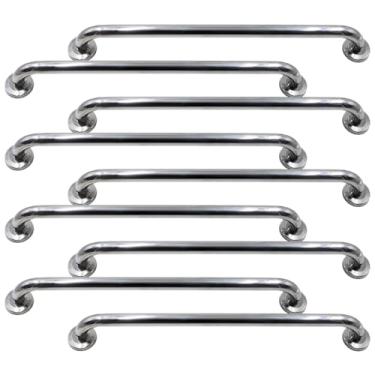Imagem de Barra de Apoio para Parede em Aço Inox 24mm de Diâmetro Segurança e Acessibilidade (9, 60cm)