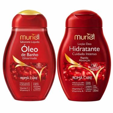 Imagem de Kit Muriel Romã Care: 1 Sabonete Líquido 230ml e 1 Loção Hidratante 200ml