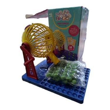 Imagem de Bingo Max Bingo, Jogo de Bingo com Globo Giratório, 48 Cartelas e 90 Bolinhas, para Crianças Acima de 6 Anos