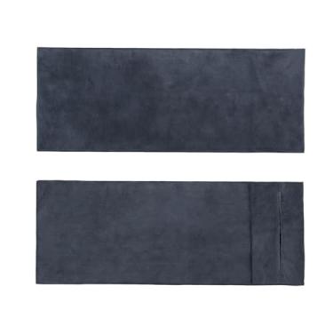 Imagem de Toalhas de ginástica para homens - Acessórios de fitness de secagem rápida com bolso com zíper - Toalhas de suor para academia - para ioga, tênis, esportes, pilates, ioga, capa de banco para