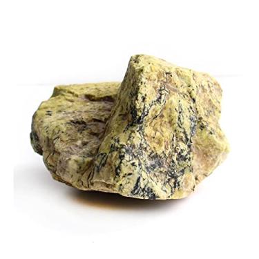 Imagem de Cristal natural 1 pacote de cristal turquesa amarelo natural rocha pedra áspera espécime Reiki Power Stone Crystal (Cor: 15-30g)