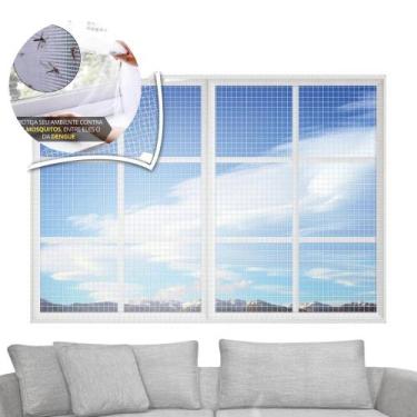 Imagem de Kit 3 Telas Mosquiteira Mosquito Para Janela Antiinseto Removivel Pern