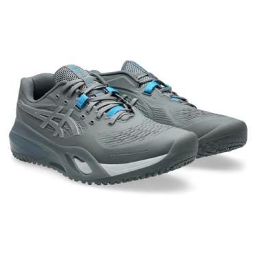 Imagem de ASICS Tênis masculino Gel-Resolution X, Aço cinza/prata pura, 12 Wide