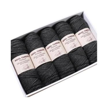 Imagem de Fio De Lã De Alpaca Grosso 500g 245 Agulhas Para Tricô Artesanal DIY: 