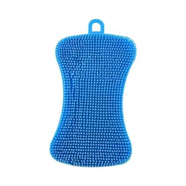 Imagem de Esponja De Silicone Para Cozinha, Escova De Limpeza Doméstica, Acessór