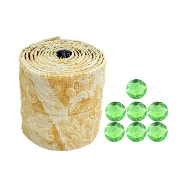 Imagem de Moldura Decorativa De Parede Flexível Autoadesiva Com Pedras Preciosas