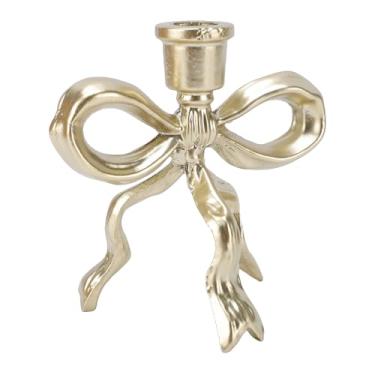 Imagem de aqxreight Suporte de Vela de, Castiçal Cônico Dourado Com Formato de Exclusivo para Decoração de Mesa Central de Casamento