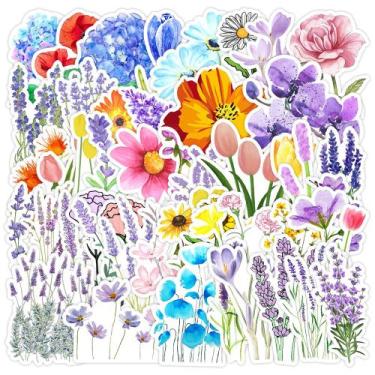 Imagem de Pacote de adesivos Botanical Nature Inspired, 50 unidades à prova d'ág