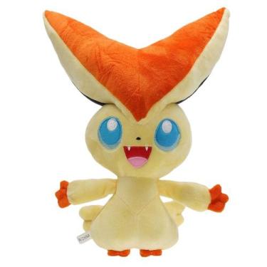 Imagem de Boneca de pelúcia Pokémon Victini 30cm amarela para crianças - Taiyuan