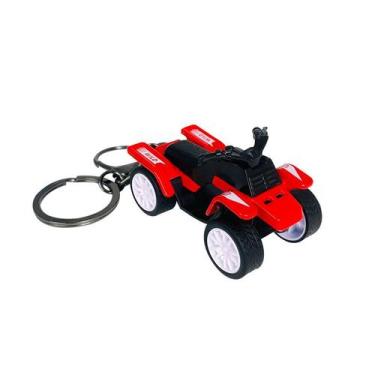 Imagem de Chaveiro Cartoon Beach Motorcycle em plástico vermelho e liga - yiweis
