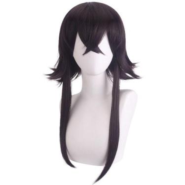 Imagem de Peruca de cosplay Bungos Stray Dogs, fantasia de festa de anime, 60 cm