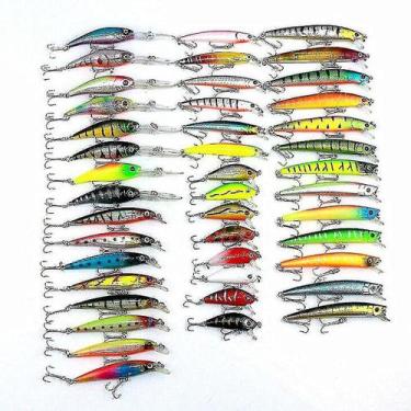 Imagem de Iscas de pesca 43 unidades Minnow 320 g Spinning River Sea Lake - Gloo