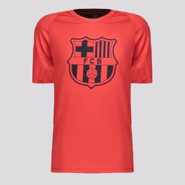 Imagem de Camisa Barcelona Dryfit Juvenil Vermelha, 16 ANOS