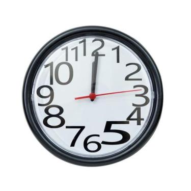 Imagem de Relógio de parede poliestireno 24cm - Fmart, K