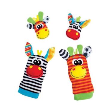 Imagem de Brinquedos De Chocalho Para Bebês De 0 a 12 Meses, Meias De Animais, C